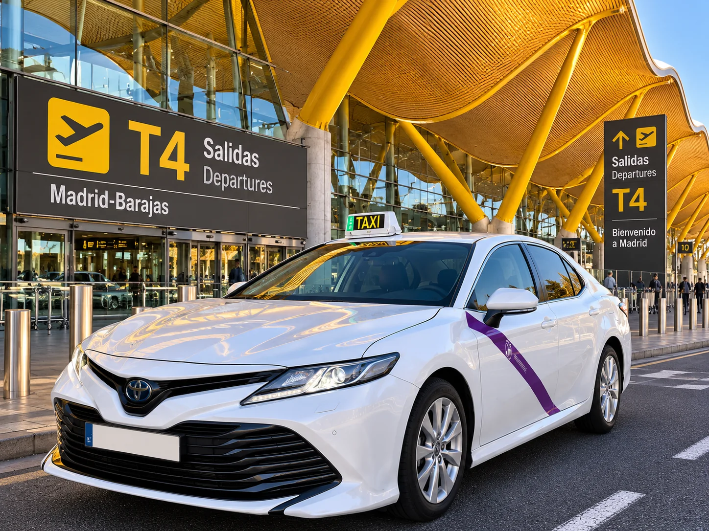 Taxi confort Alcalá Aeropuerto Madrid